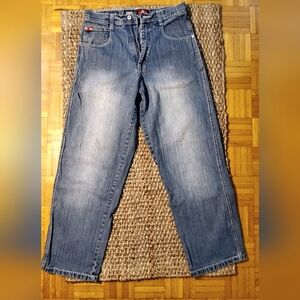 Men's South Pole acid touched blue jeans